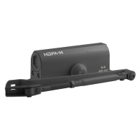 Доводчик дверной НОРА-М 440 ISPARUS до 140 кг графит
