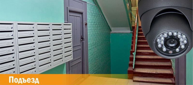 Видеонаблюдение в подъезде