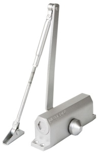 Доводчик дверной DC-150 (Е-604) до 100 кг серебро