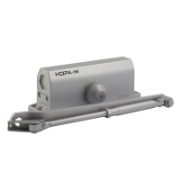 Доводчик дверной НОРА-М 450 ISPARUS до 170 кг серый